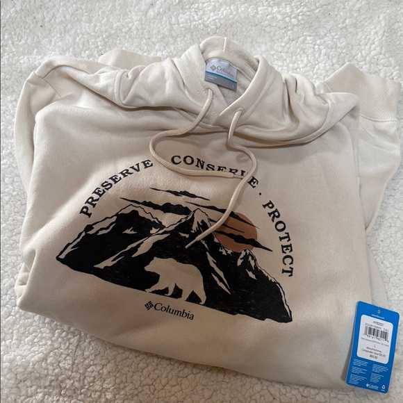 Columbia Other - Columbia Men's Beige Mountain Hoodie